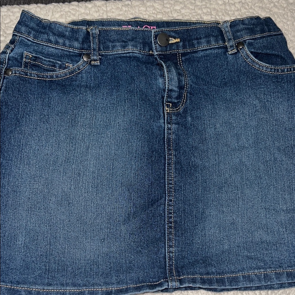 Place Indigo Denim Skirt